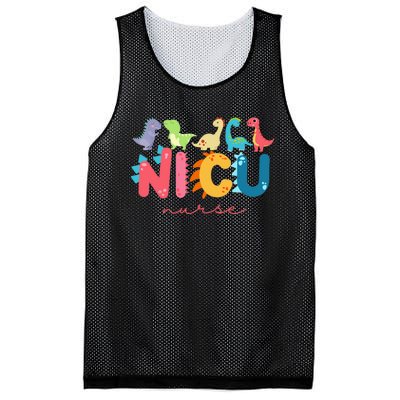 NICU Nurse Animal, Nurse Appreciation, Nicu Nurse Dinosaur Mesh Reversible Basketball Jersey Tank