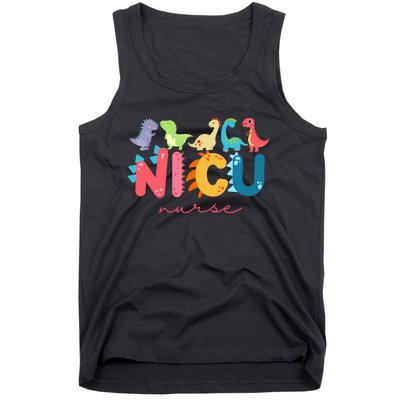 NICU Nurse Animal, Nurse Appreciation, Nicu Nurse Dinosaur Tank Top