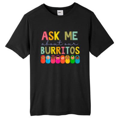 NICU Nurse Ask Me About Our Burritos Infant Care Specialist Tall Fusion ChromaSoft Performance T-Shirt