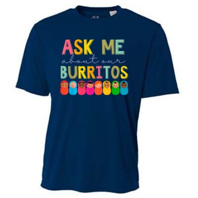 NICU Nurse Ask Me About Our Burritos Infant Care Specialist Cooling Performance Crew T-Shirt