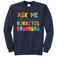 NICU Nurse Ask Me About Our Burritos Infant Care Specialist Sweatshirt