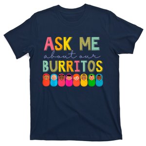 NICU Nurse Ask Me About Our Burritos Infant Care Specialist T-Shirt