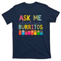 NICU Nurse Ask Me About Our Burritos Infant Care Specialist T-Shirt