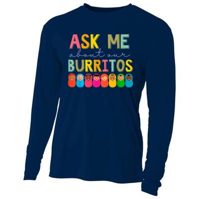 NICU Nurse Ask Me About Our Burritos Infant Care Specialist Cooling Performance Long Sleeve Crew