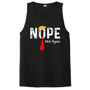 Nope Not Again Funny Sarcastic Trump Statement Usa Humor Usa PosiCharge Competitor Tank