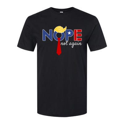 Nope Not Again Softstyle® CVC T-Shirt