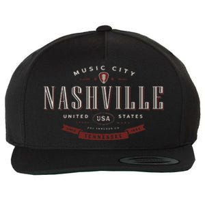 Nashville Wool Snapback Cap