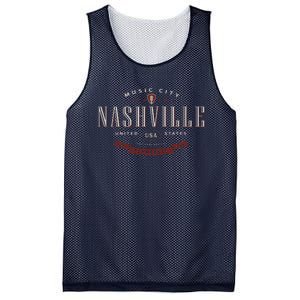 Nashville Mesh Reversible Basketball Jersey Tank