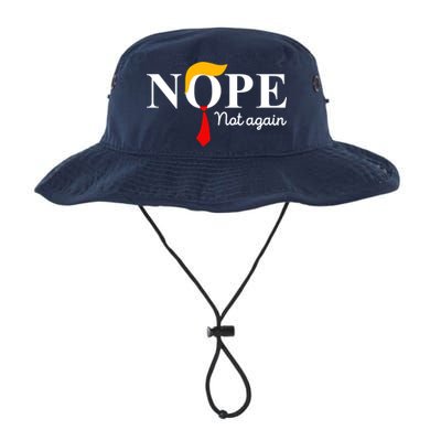 Nope Not Again Funny Trump Apparel Nope Not Again Trump Bucket Hat