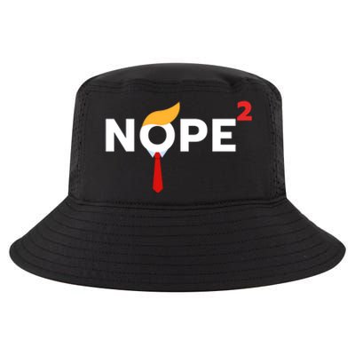 Nope Never Again Funny Trump Wig Political Costume Democrat Cool Comfort Performance Bucket Hat