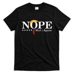 Nope Not Again Funny Trump Political Election 2024 Support T-Shirt