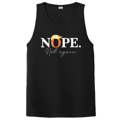 Nope Not Again Funny Trump PosiCharge Competitor Tank