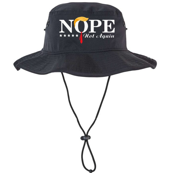 Nope Not Again Funny Trump Political Election 2024 Legacy Cool Fit Booney Bucket Hat