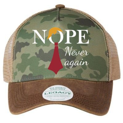 Nope. Never Again Legacy Tie Dye Trucker Hat