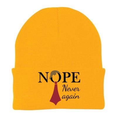 Nope. Never Again Knit Cap Winter Beanie