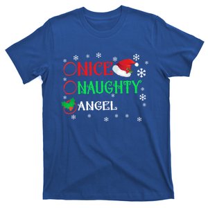 Nice Naughty Angel Christmas List Xmas Santa Claus Meaningful Gift T-Shirt