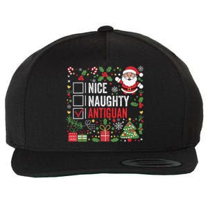 Nice Naughty Antiguan Christmas Antigua And Barbuda Wool Snapback Cap