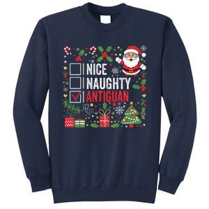 Nice Naughty Antiguan Christmas Antigua And Barbuda Sweatshirt