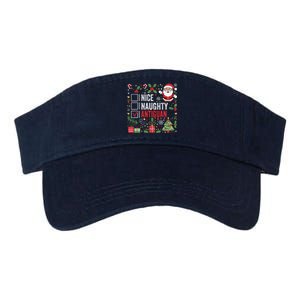 Nice Naughty Antiguan Christmas Antigua And Barbuda Valucap Bio-Washed Visor