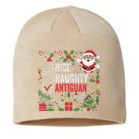 Nice Naughty Antiguan Christmas Antigua And Barbuda Sustainable Beanie