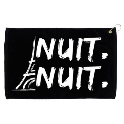 Nuit Nuit Basketball Funny Nuit Nuit Outfits Funny Saying Grommeted Golf Towel