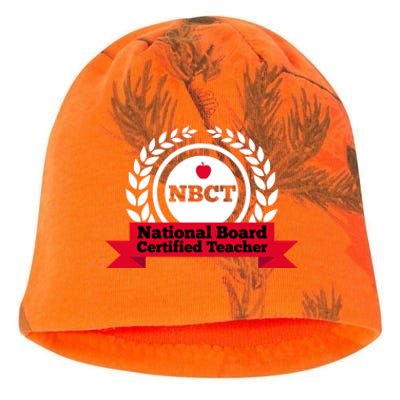 Nbct National Board Certified Teacher Appreciation School Gift Kati - Camo Knit Beanie