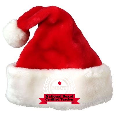 Nbct National Board Certified Teacher Appreciation School Gift Premium Christmas Santa Hat