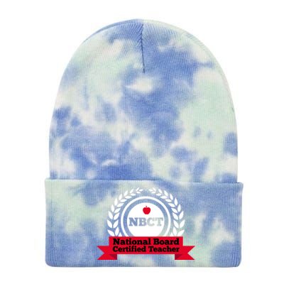 Nbct National Board Certified Teacher Appreciation School Gift Tie Dye 12in Knit Beanie