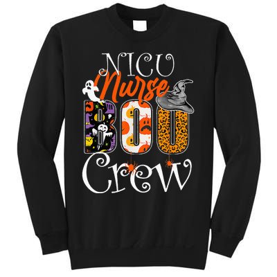 Nicu Nurse Boo Crew Funny Halloween Nicu Nurse Party Costume Sweatshirt