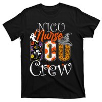 Nicu Nurse Boo Crew Funny Halloween Nicu Nurse Party Costume T-Shirt