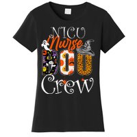 Nicu Nurse Boo Crew Funny Halloween Nicu Nurse Party Costume Women's T-Shirt