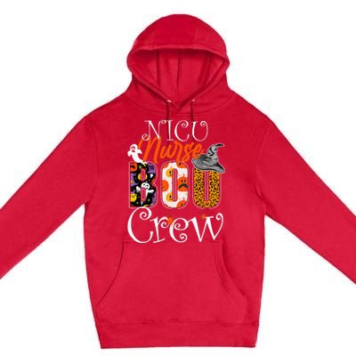 Nicu Nurse Boo Crew Funny Halloween Nicu Nurse Party Costume Premium Pullover Hoodie