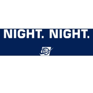 Night Night Basketball Champions Bumper Sticker