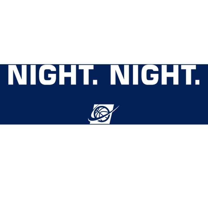 Night Night Basketball Champions Bumper Sticker