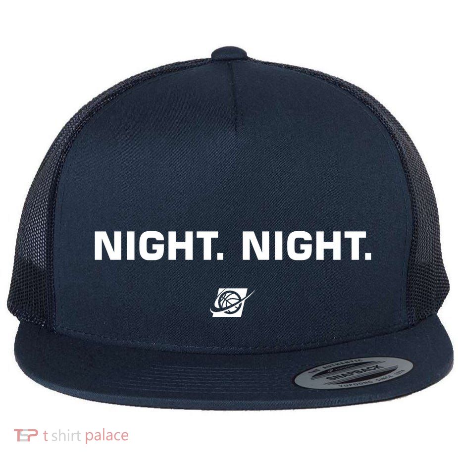 Night Night Basketball Champions Flatbill Hat