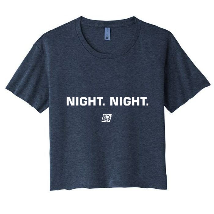 Night Night Basketball Champions Women's Crop Top Tee