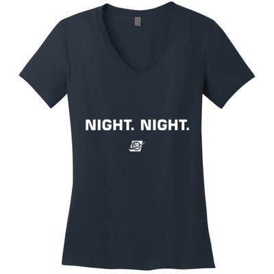 Night Night Basketball Champions Women's V-Neck T-Shirt