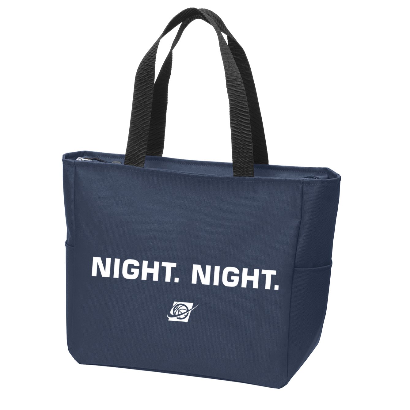 Night Night Basketball Champions Zip Tote Bag