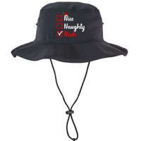 Nice Naughty Bruh Funny Matching Christmas List Santa Claus Legacy Cool Fit Booney Bucket Hat