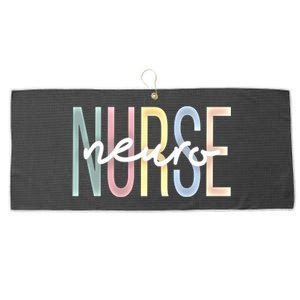 Neuro Nurse Boho Neurology Nursing Cute Gift Large Microfiber Waffle Golf Towel