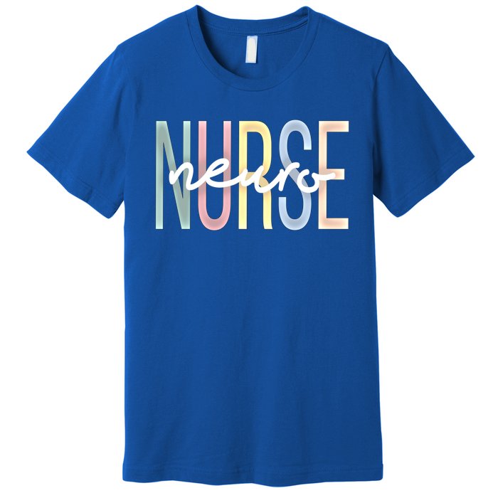 Neuro Nurse Boho Neurology Nursing Cute Gift Premium T-Shirt