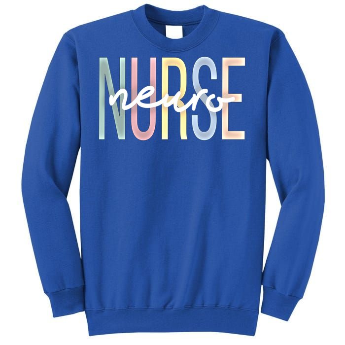 Neuro Nurse Boho Neurology Nursing Cute Gift Tall Sweatshirt