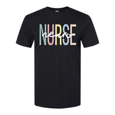 Neuro Nurse Boho Neurology Nursing Cute Gift Softstyle CVC T-Shirt