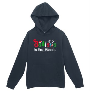 NICU Nurse Believe In Magic Of Tiny Mistletoe Christmas Urban Pullover Hoodie