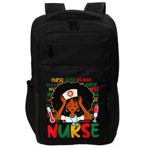 Nurse - Nursing Black History Month RN Black Nurse Lover Impact Tech Backpack