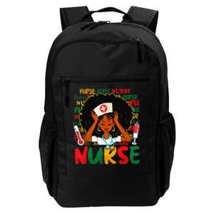 Nurse - Nursing Black History Month RN Black Nurse Lover Daily Commute Backpack