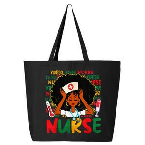 Nurse - Nursing Black History Month RN Black Nurse Lover 25L Jumbo Tote