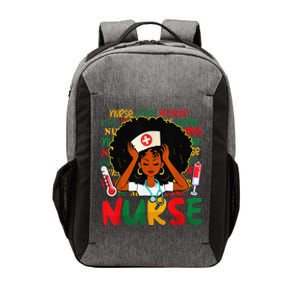 Nurse - Nursing Black History Month RN Black Nurse Lover Vector Backpack