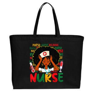 Nurse - Nursing Black History Month RN Black Nurse Lover Cotton Canvas Jumbo Tote