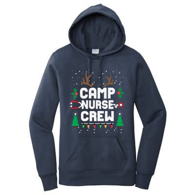 Nice Naughty Camp Nurse Funny Ugly Christmas Funny Gift Women's Pullover Hoodie